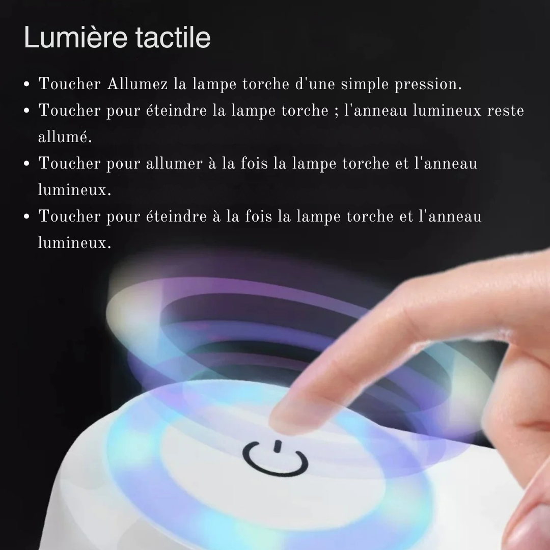 LEDwalky™ – Laisse rétractable lumineuse avec frein sécurisé