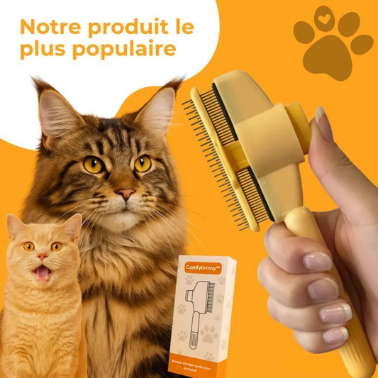 Comfybrossy™ – Brosse attrape-poils pour animaux