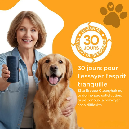 Cleanyhair™ – Brosse de toilettage pour chien