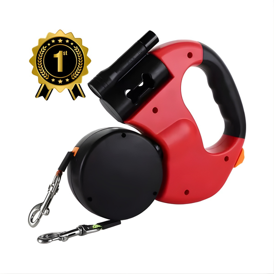 DuoWalk™– Laisse double intelligente pour chiens