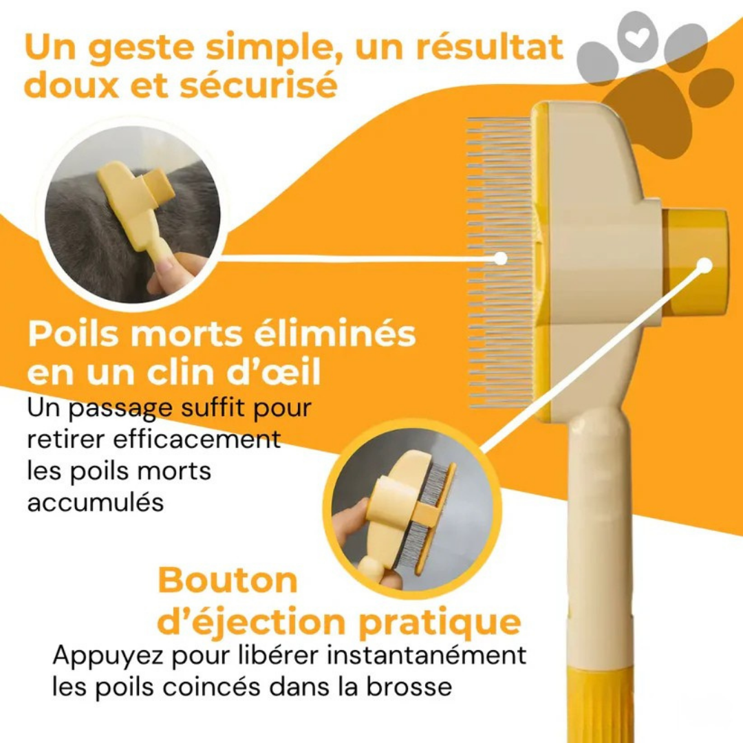 Comfybrossy™ – Brosse attrape-poils pour animaux