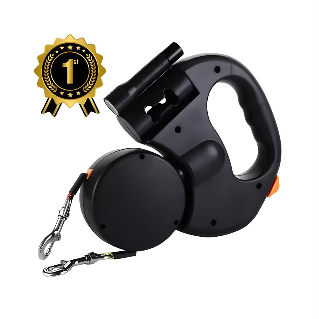 DuoWalk™– Laisse double intelligente pour chiens