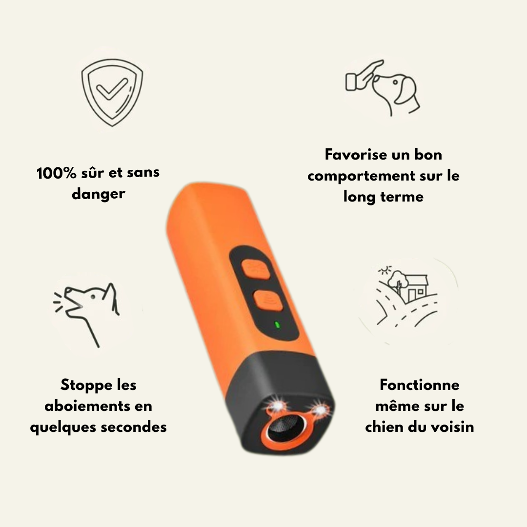 Relaxydoggy™ – Dispositif intelligent anti-aboiement