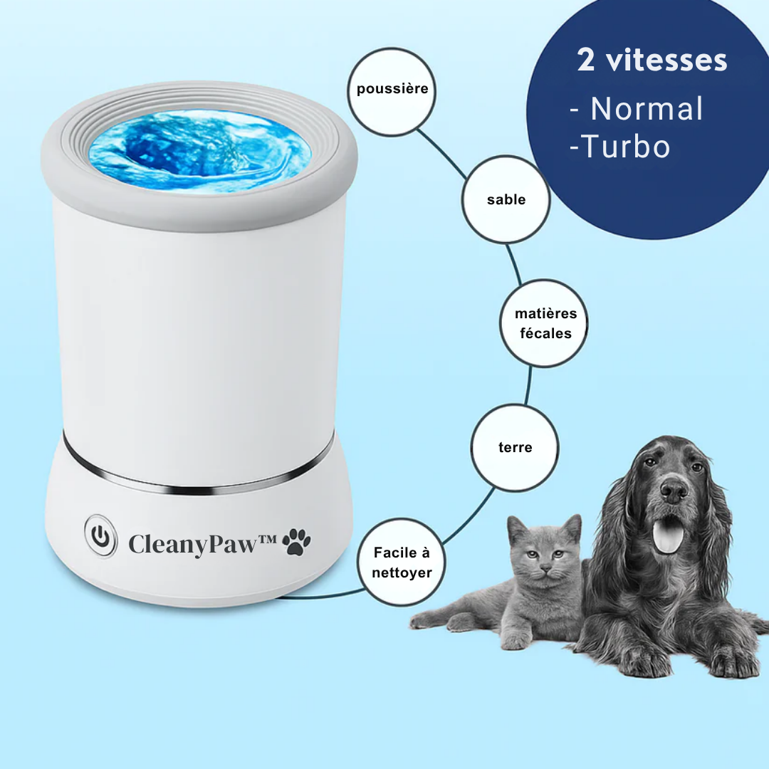 CleanyPaw™ — Nettoyeur et masseur électrique pour pattes