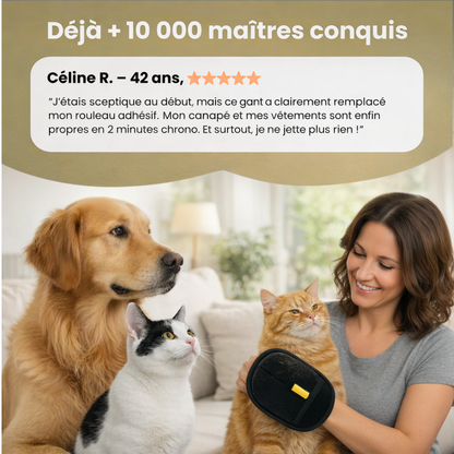 FurClean™ –  Fini les poils partout dans votre maison en un seul passage
