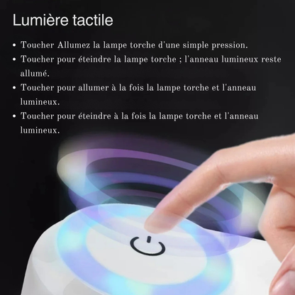 LEDwalky™ – Laisse rétractable lumineuse avec frein sécurisé