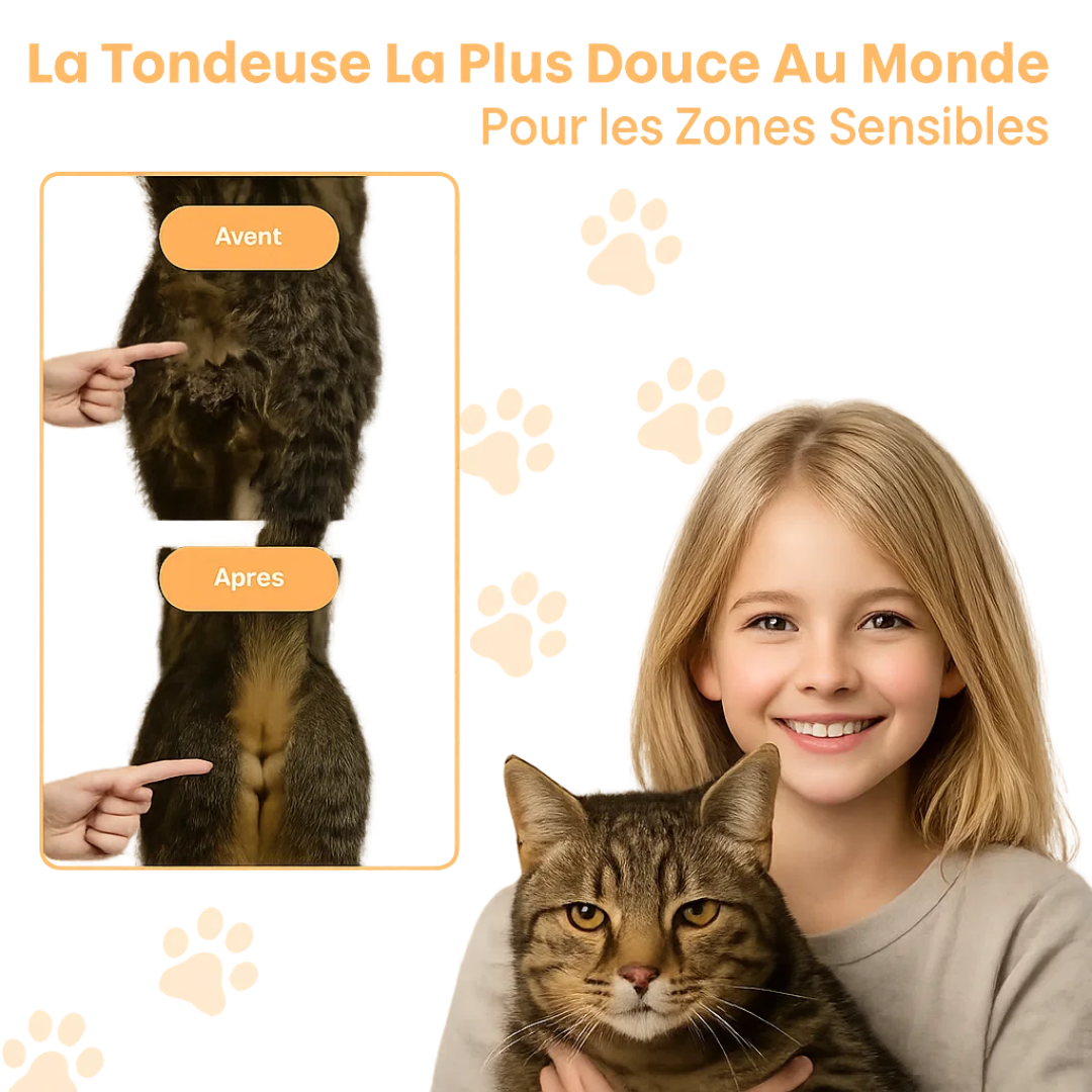 PawTrim™ – La tondeuse précise et sécuritaire pour votre chat