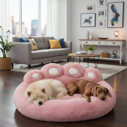 FluffyPaw™ – Coussin apaisant ultra-moelleux pour chien