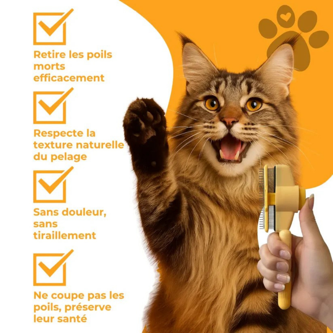 Comfybrossy™ – Brosse attrape-poils pour animaux
