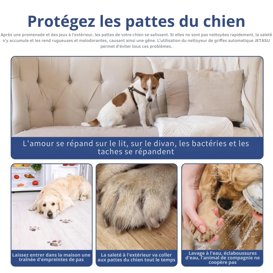 CleanyPaw™ — Nettoyeur et masseur électrique pour pattes