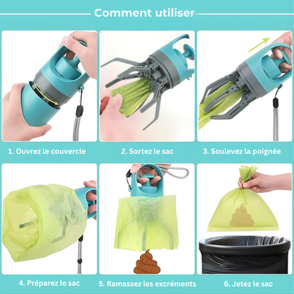 PawScoop™ – Ramasse-crottes portable pour chien