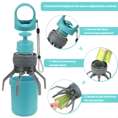 PawScoop™ – Ramasse-crottes portable pour chien