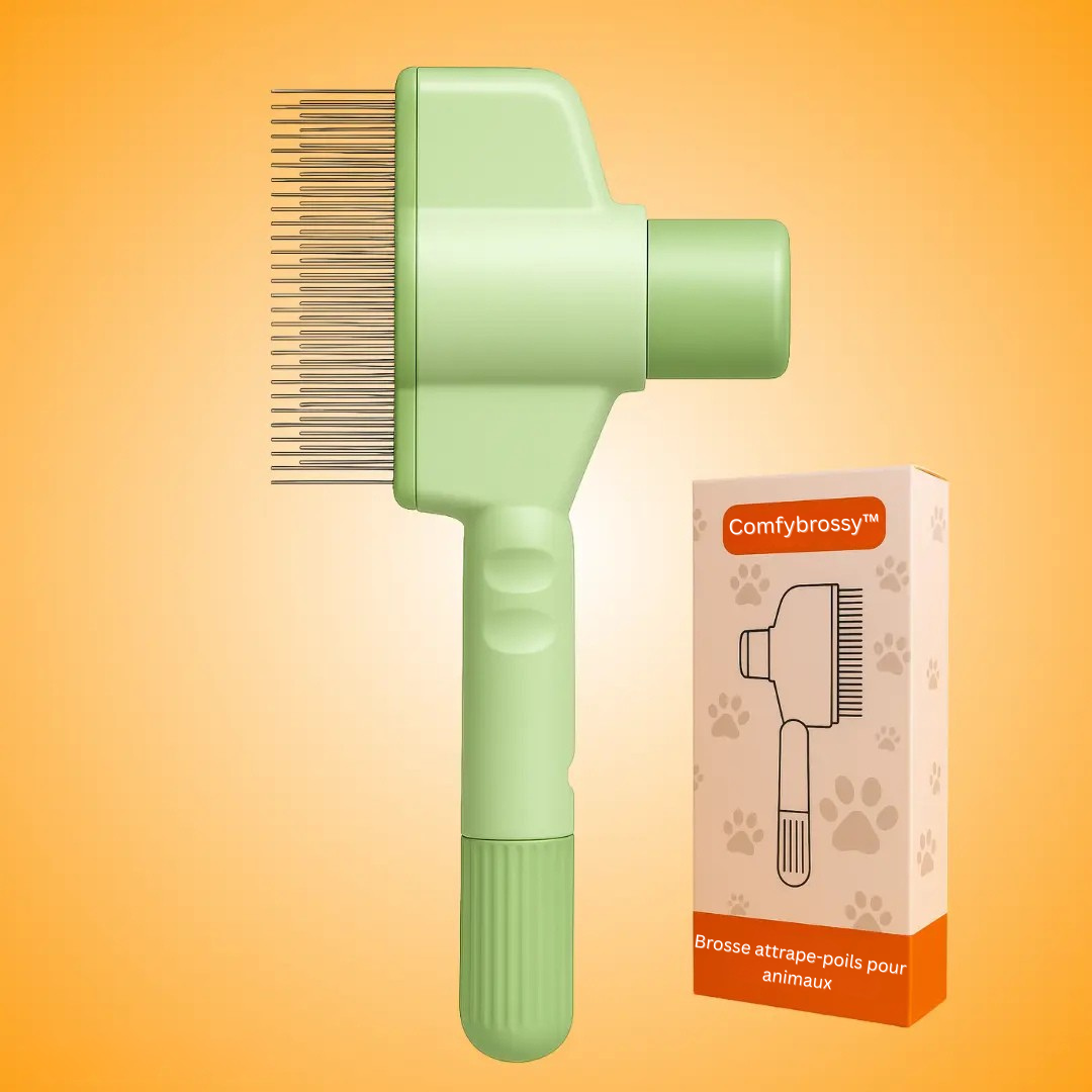 Comfybrossy™ – Brosse attrape-poils pour animaux