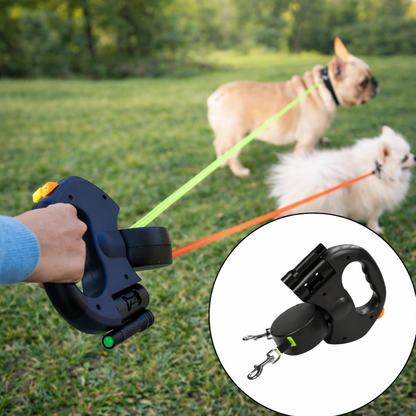 DuoWalk™– Laisse double intelligente pour chiens