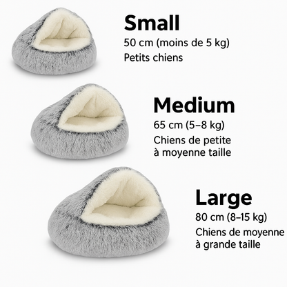 FluffyCozy™– Lit cocon apaisant pour chien