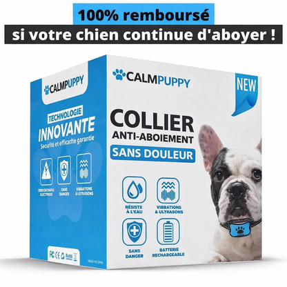 CalmPuppy™ – Stoppez les aboiements SANS faire de mal à votre chien
