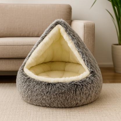FluffyCozy™– Lit cocon apaisant pour chien