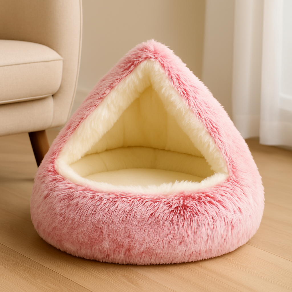 FluffyCozy™– Lit cocon apaisant pour chien