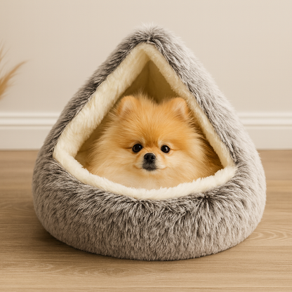 FluffyCozy™– Lit cocon apaisant pour chien