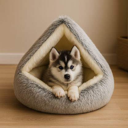 FluffyCozy™– Lit cocon apaisant pour chien