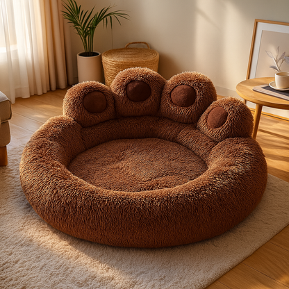 FluffyPaw™ – Coussin apaisant ultra-moelleux pour chien