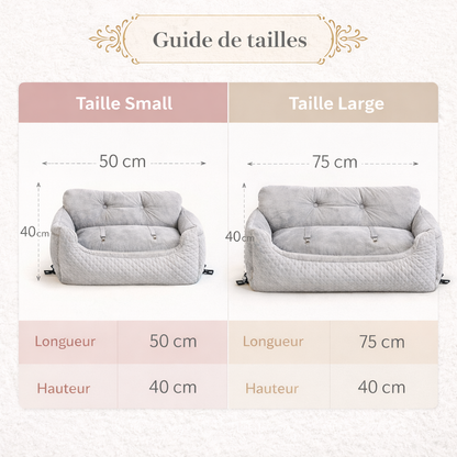 LuxeRide™ – Siège auto sécurisé et ultra-confortable