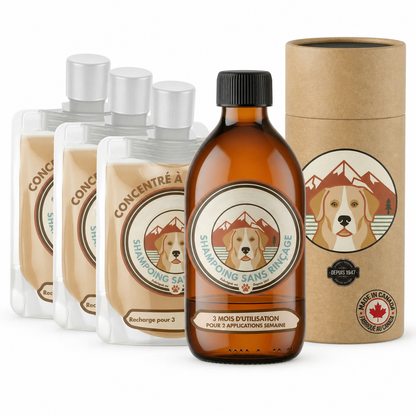 FreshPaw™ – Shampoing nettoyant sans rinçage - Apaisant pour chien