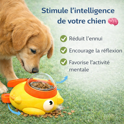 SnackPop™ – Le jouet interactif qui transforme les repas de votre chien en jeu