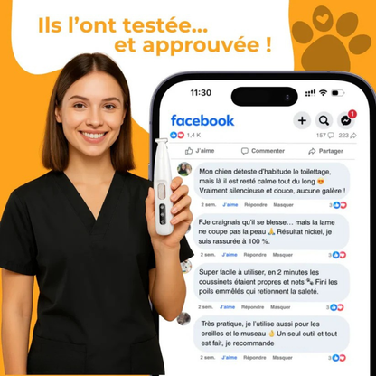 Comfyrazor™ – La tondeuse de précision pour l’hygiène de votre chien