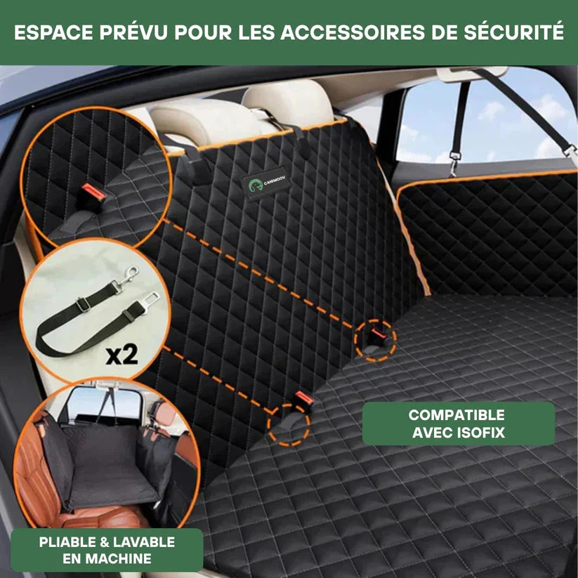 PawLux Ride™ – Housse de protection voiture pour chien