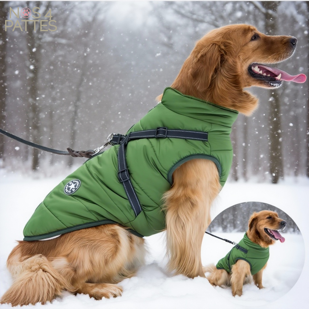FluffyCoat™ – Manteau polaire et imperméable pour chien