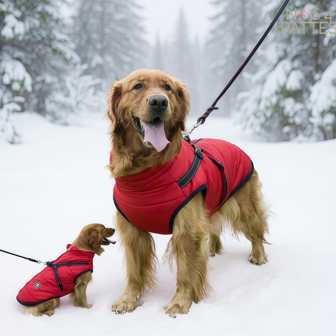 FluffyCoat™ – Manteau polaire et imperméable pour chien