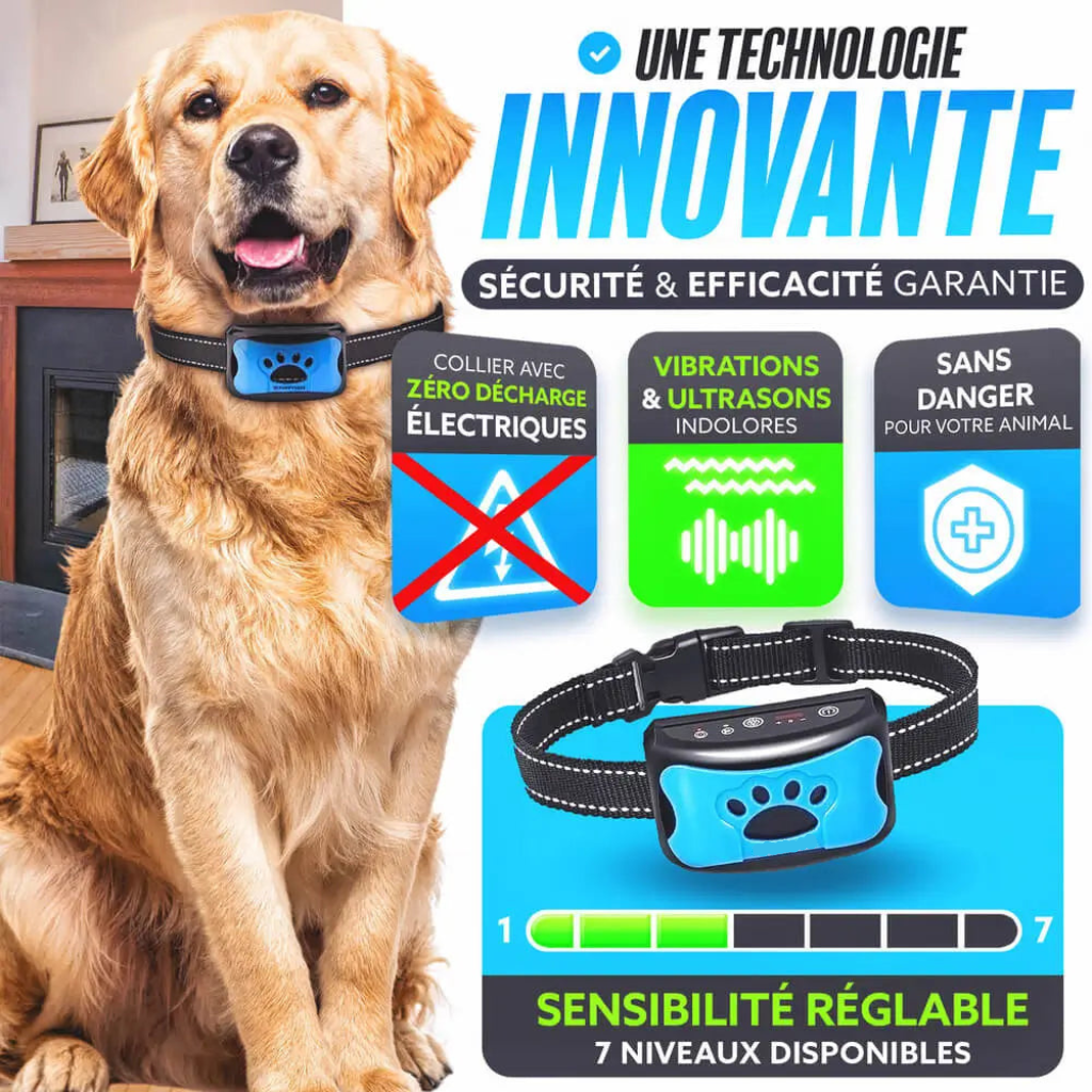 CalmPuppy™ – Stoppez les aboiements SANS faire de mal à votre chien