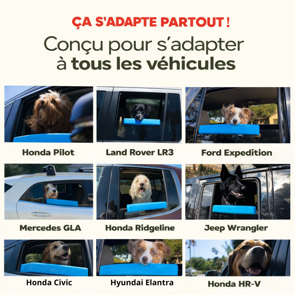 Comfysafety™ –Protège le cou de votre chien pendant les trajets en voiture