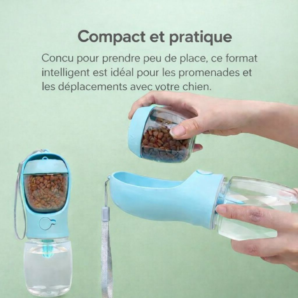 HydraPuppy™ La bouteille 3 en 1 qui change vos promenades