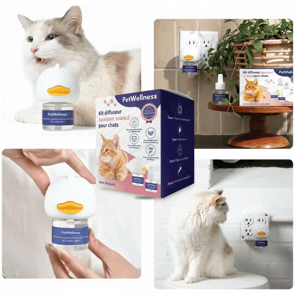 PetWellness™ – Empêchez Les Marquages Et Les Jets D’Urine De Votre Chat Sans Effort