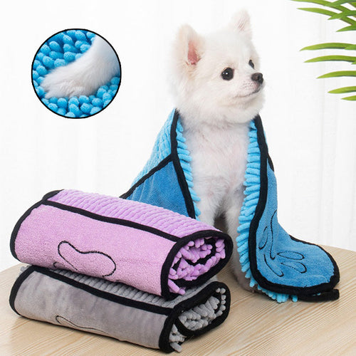 ComfyCleany™ – Serviette de bain super absorbante pour chiens & chats
