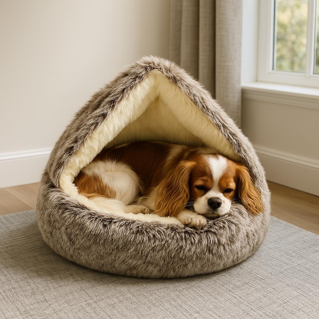 FluffyCozy™– Lit cocon apaisant pour chien