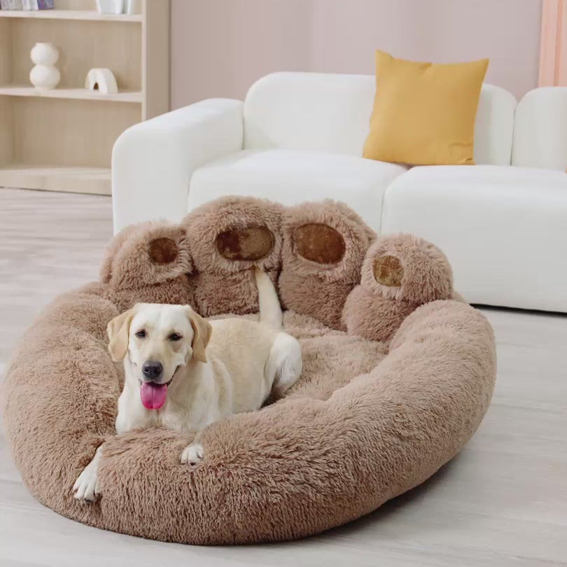 FluffyPaw™ – Coussin apaisant ultra-moelleux pour chien