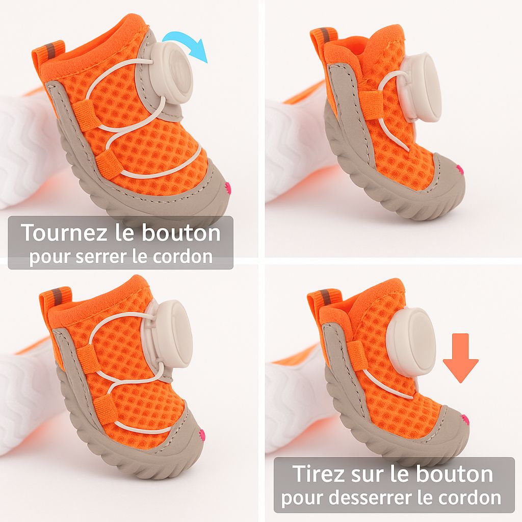 SnugPaw Shoes™ – Protection, confort et sécurité pour chaque patte