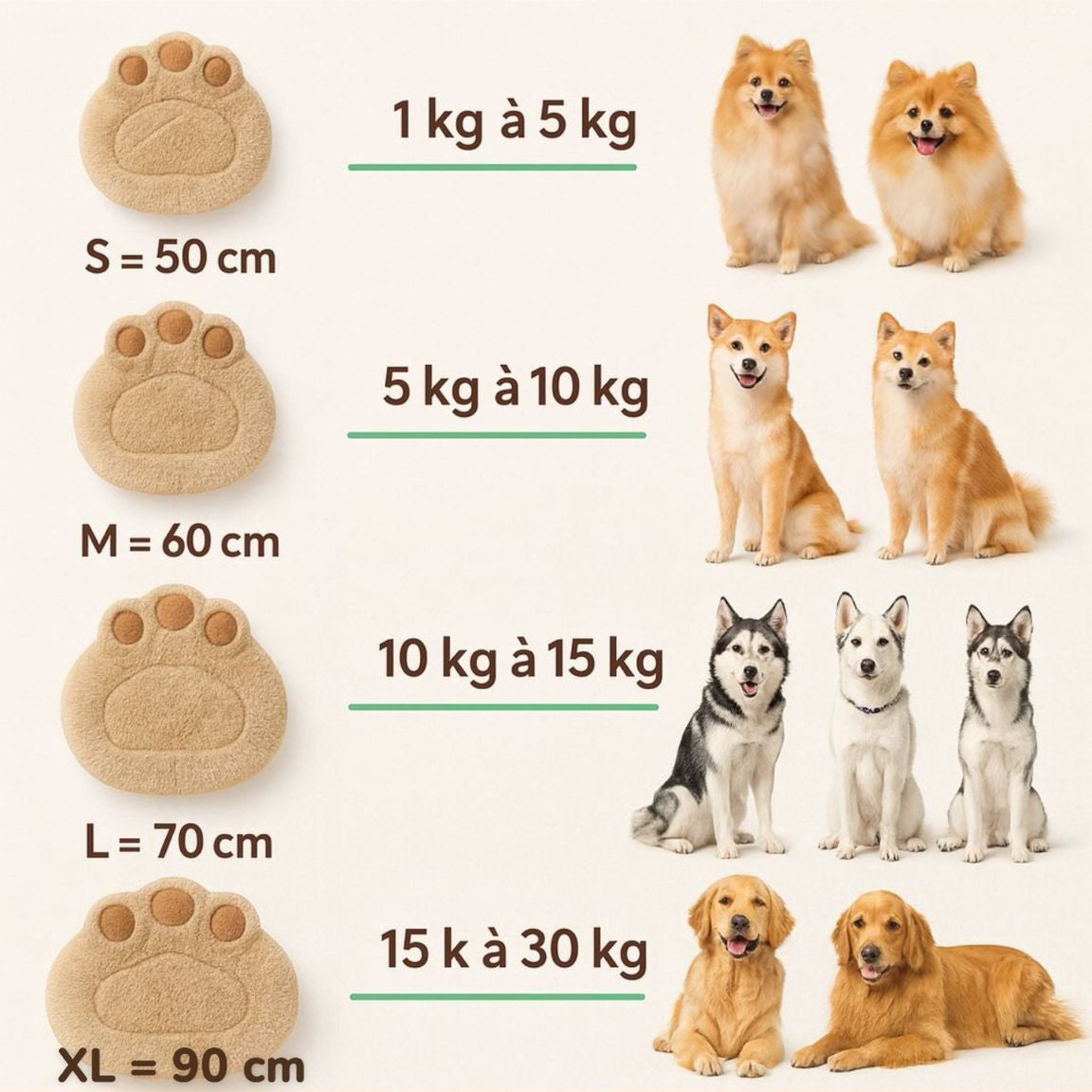 FluffyPaw™ – Coussin apaisant ultra-moelleux pour chien