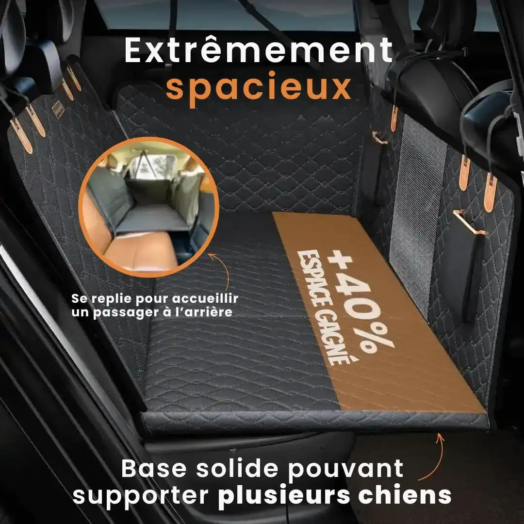 PawLux Ride™ – Housse de protection voiture pour chien