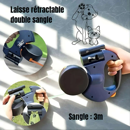 DuoWalk™– Laisse double intelligente pour chiens