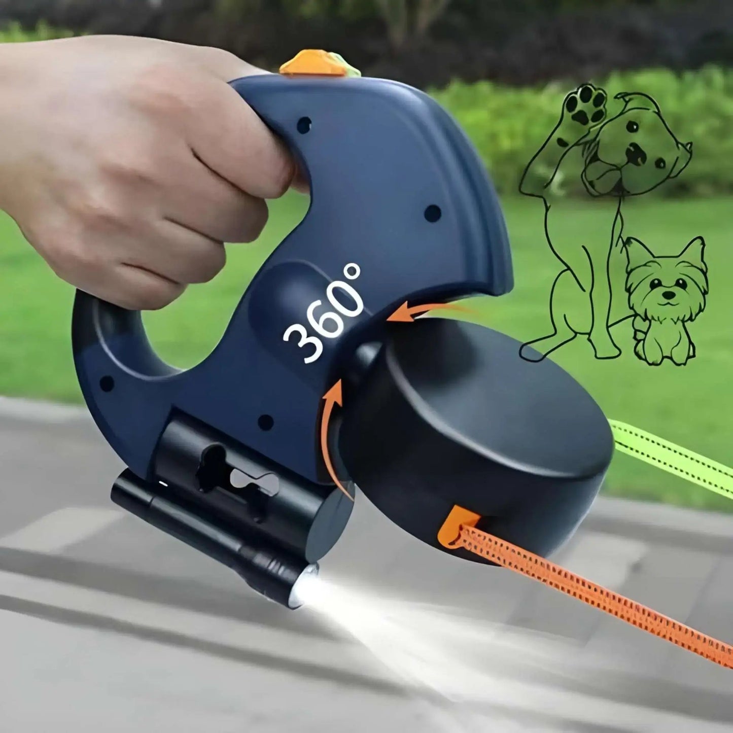 DuoWalk™– Laisse double intelligente pour chiens