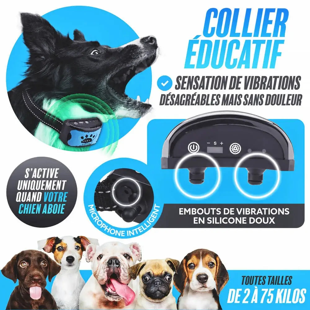 CalmPuppy™ – Stoppez les aboiements SANS faire de mal à votre chien